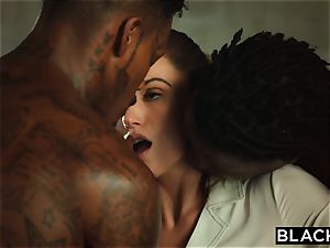 BLACKED Tori dark-hued Is greased Up And dominated By 2 BBCs